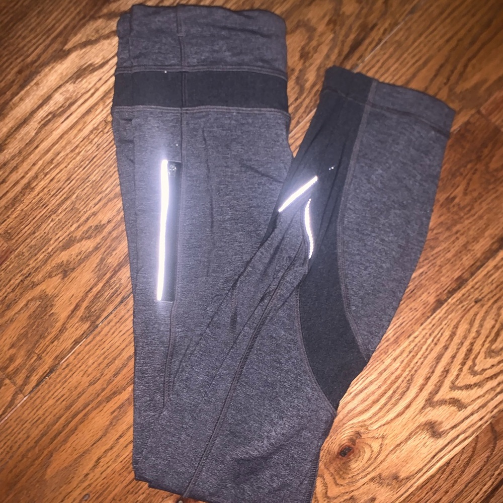 gray lulu leggings super cute and comfy!!